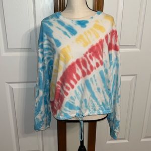 No Boundaries Rainbow Tie Dye Sweatshirt